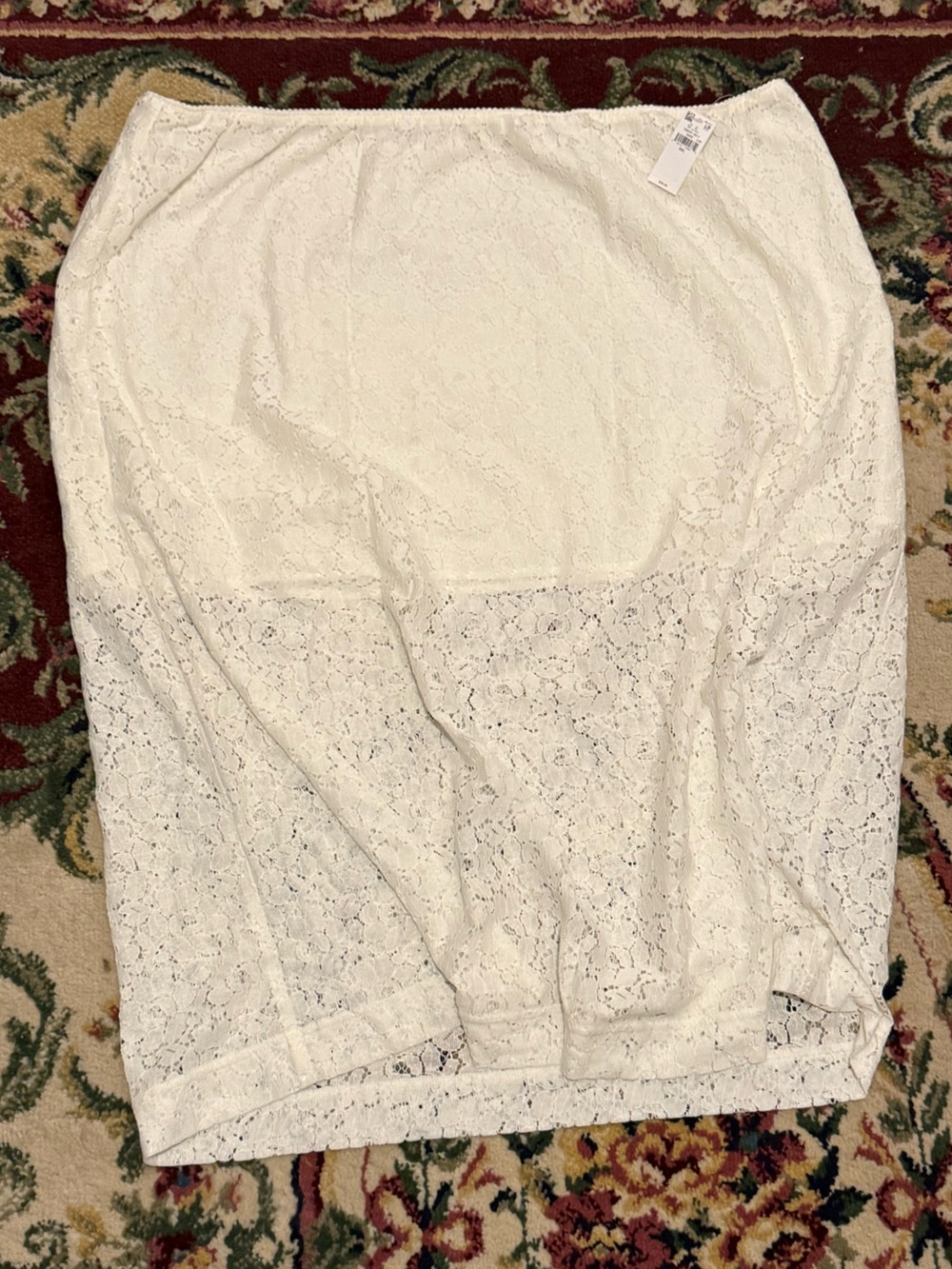 Old Navy White Lace Slip